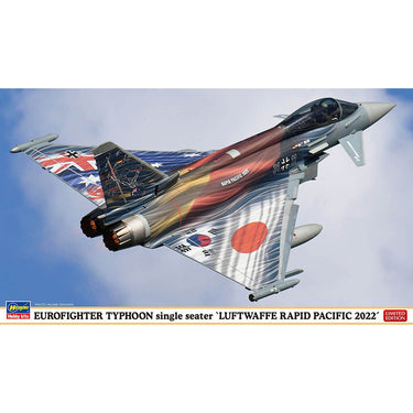 Hasegawa 02430 1/72 Eurofighter Typhoon Single Seater Luftwaffe Rapid Pacific 2022